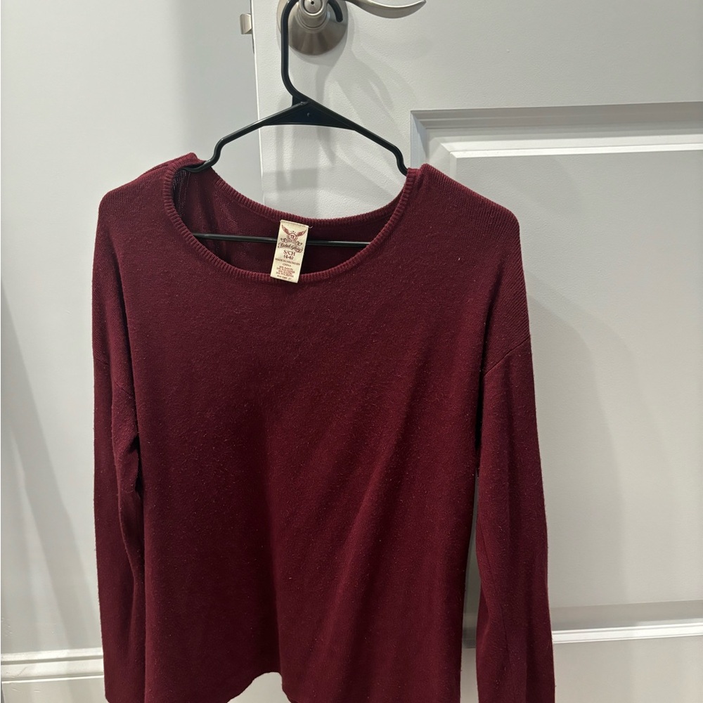 Faded Glory Women's Burgundy long sleeve